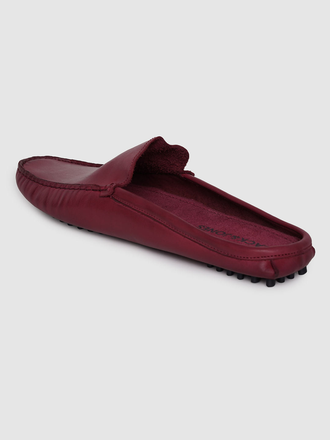Burgundy Slip Ons