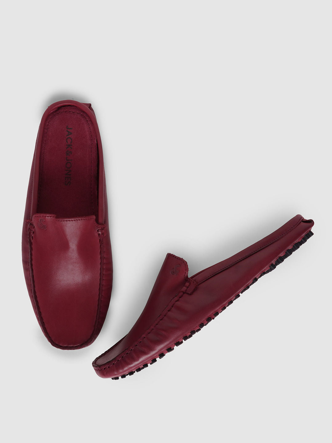 Burgundy Slip Ons