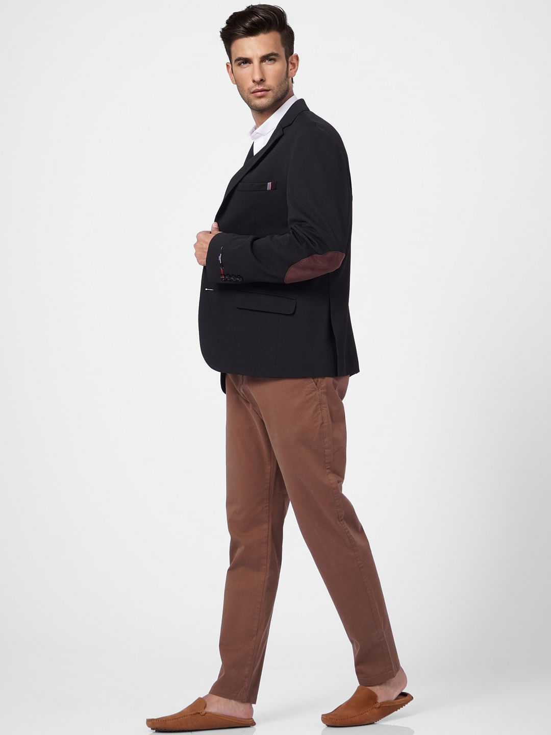 Brown Low Rise Pants