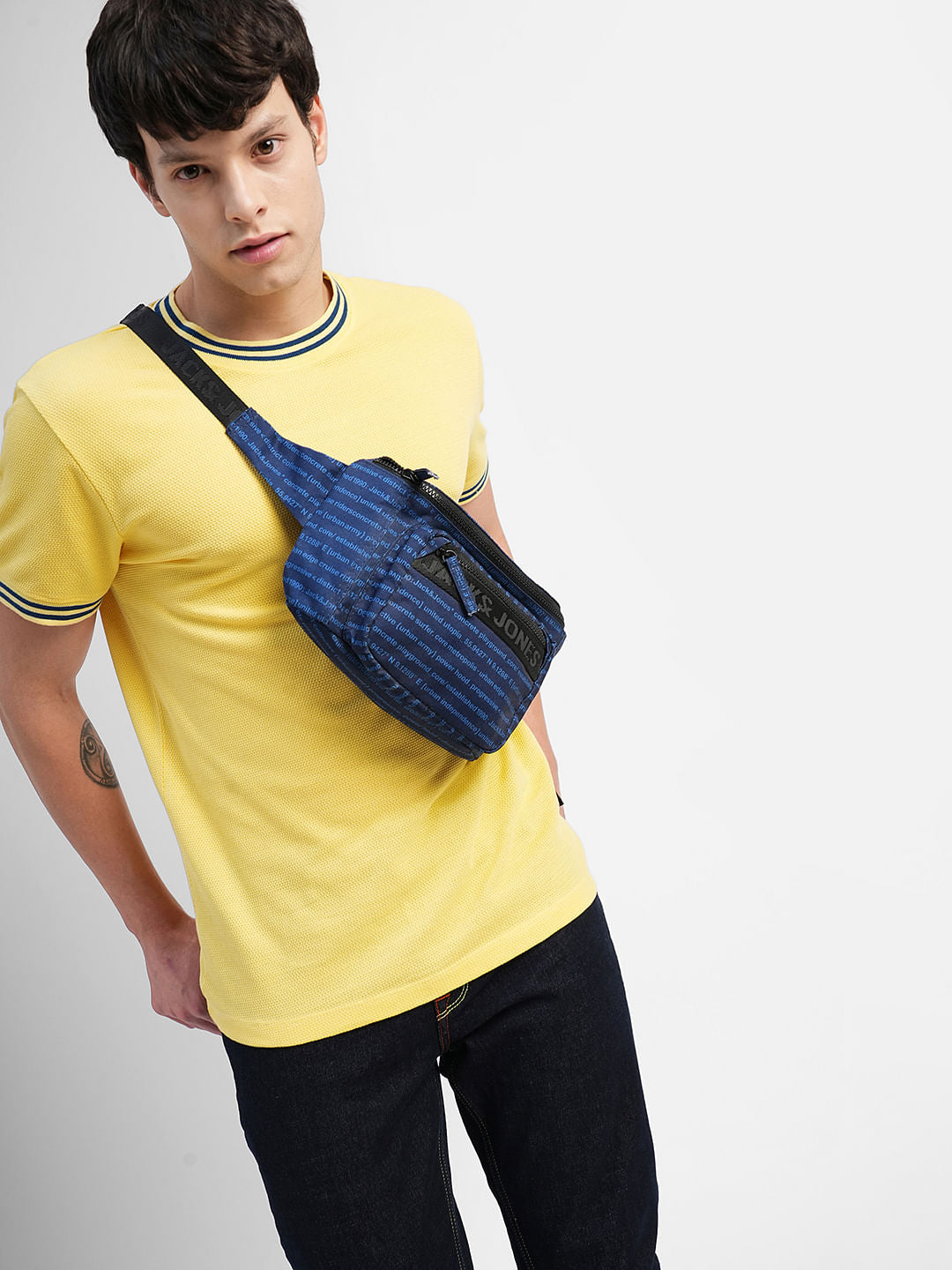 Yellow Crew Neck T-shirt