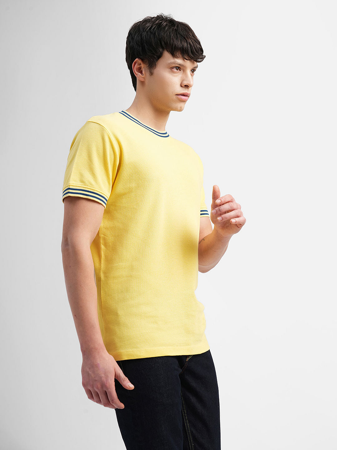 Yellow Crew Neck T-shirt