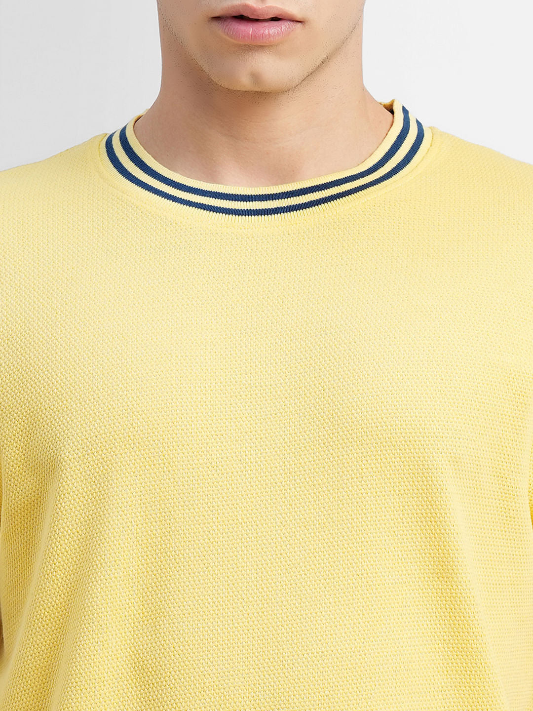 Yellow Crew Neck T-shirt