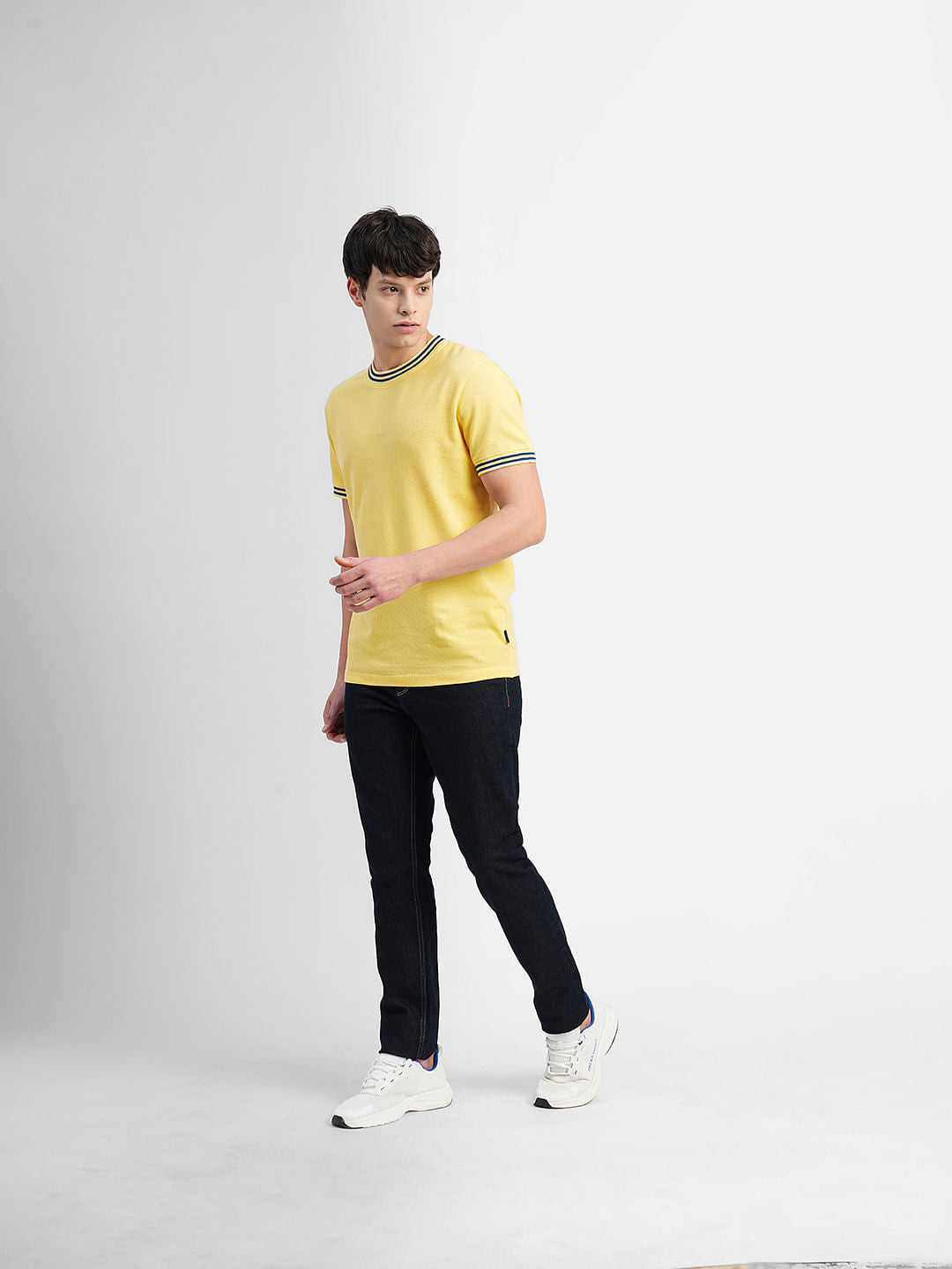 Yellow Crew Neck T-shirt