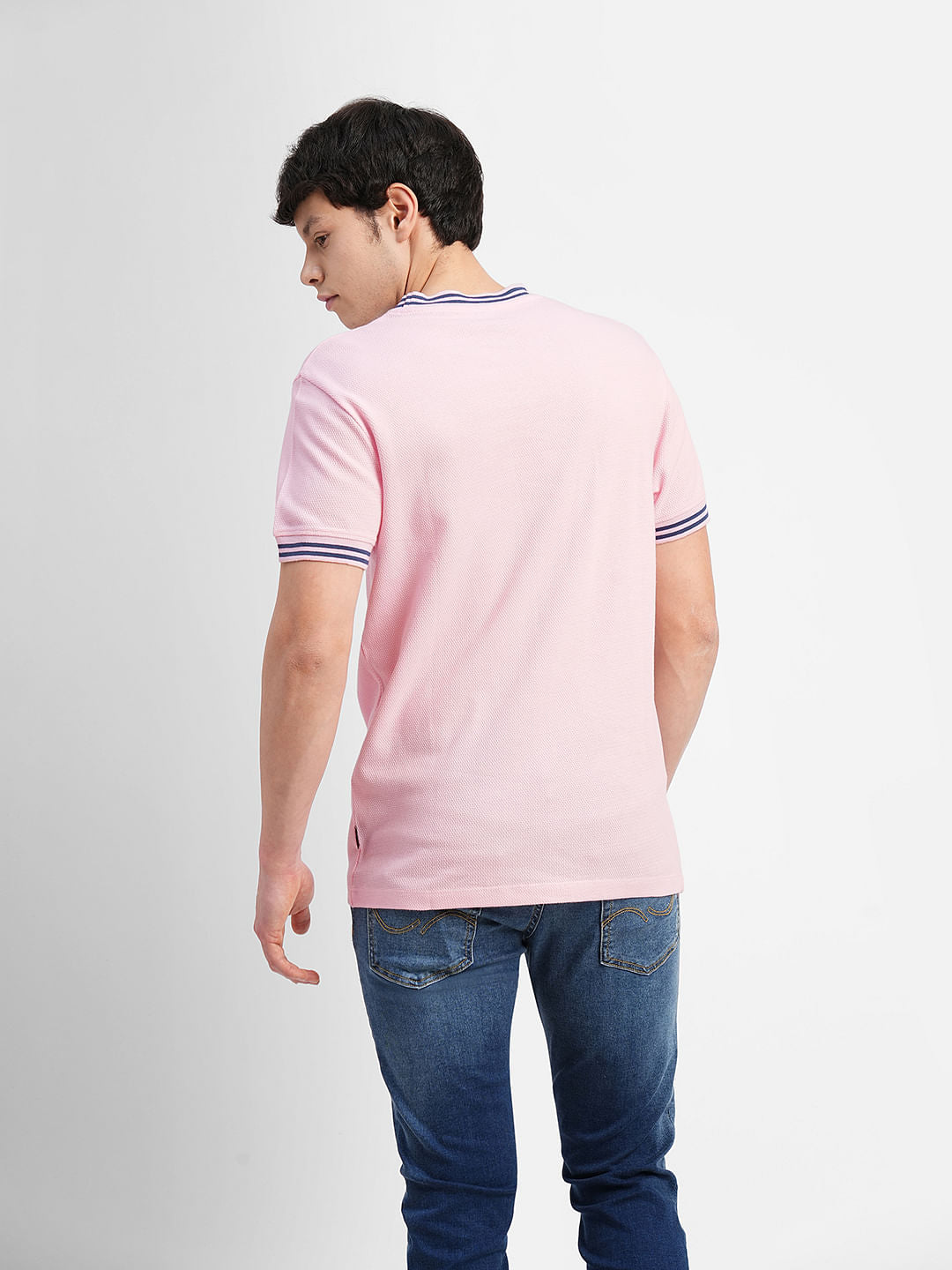 Pink Crew Neck T-shirt