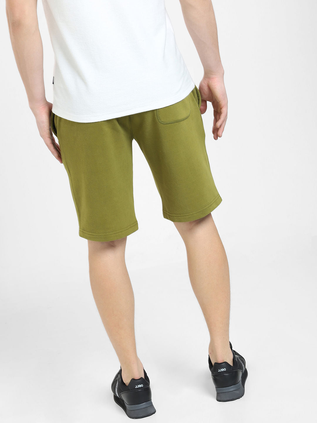 Green Mid Rise Sweatshorts