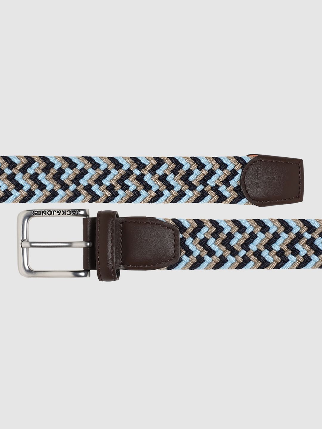 Blue Braided Belt