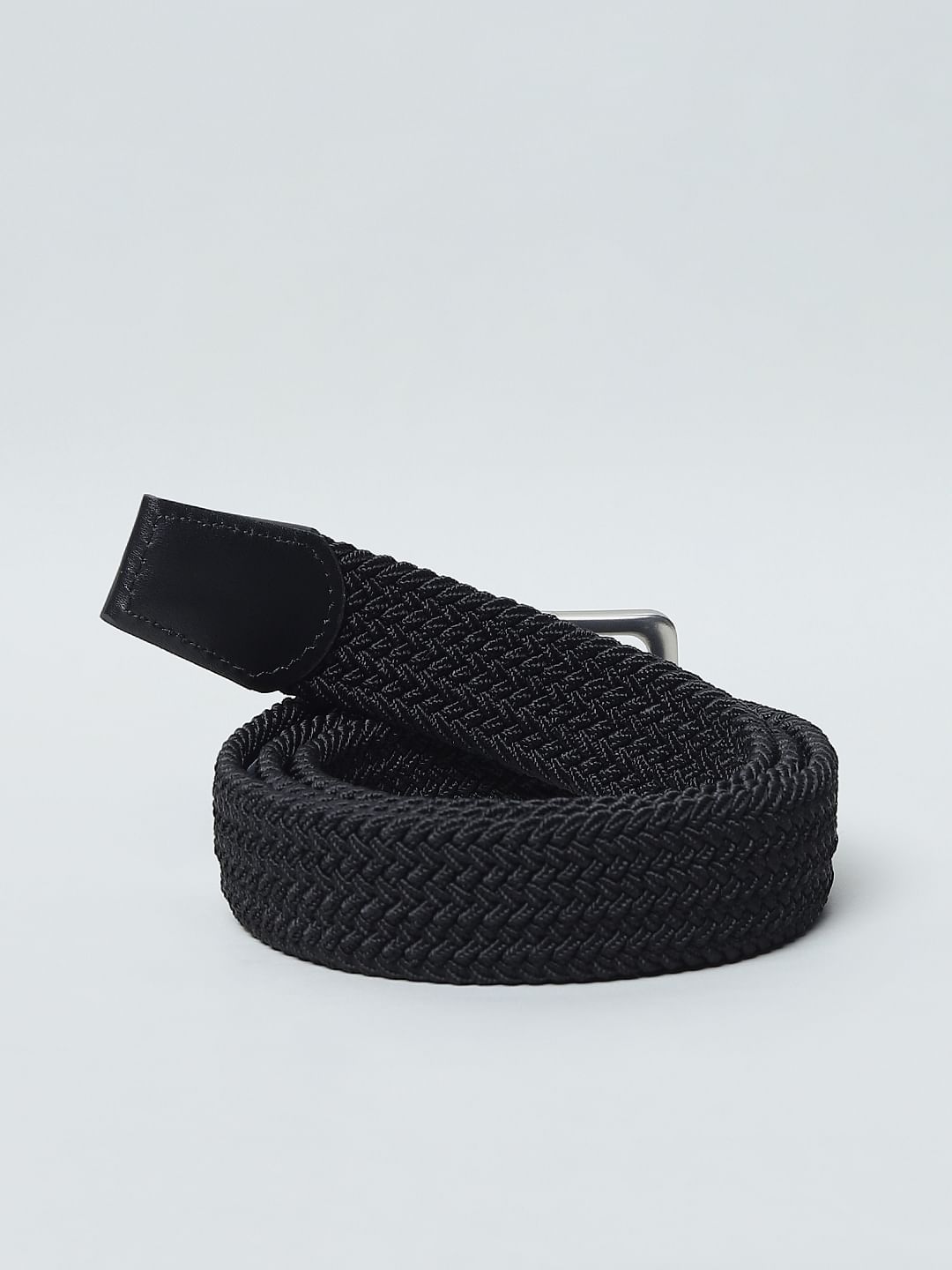 Black Braided Belt