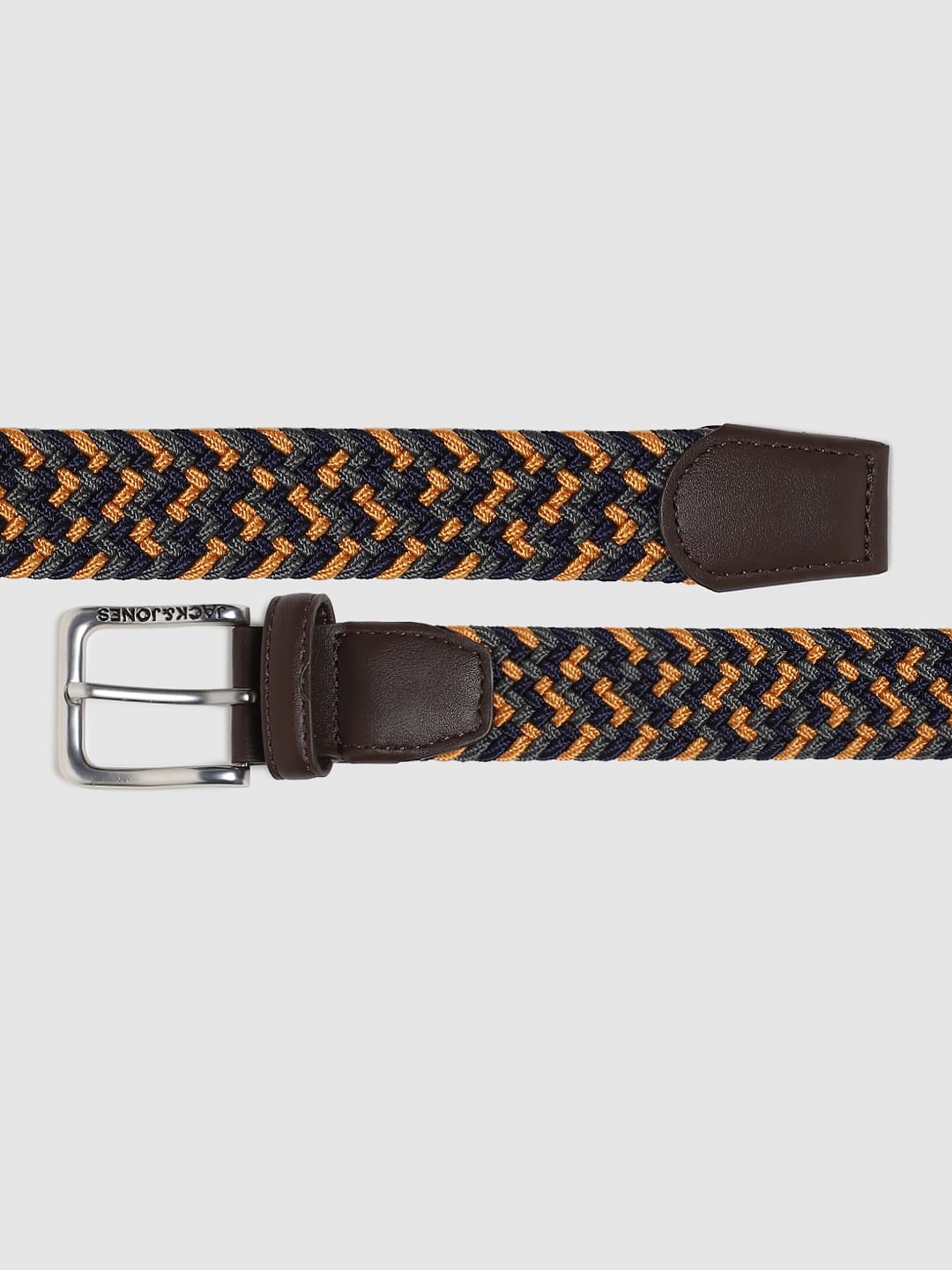 Multi-Coloured Braided Belt