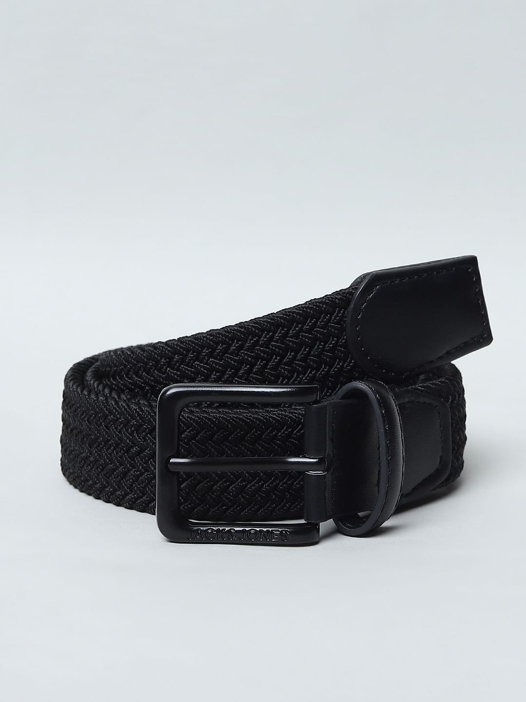Black Braided Belt