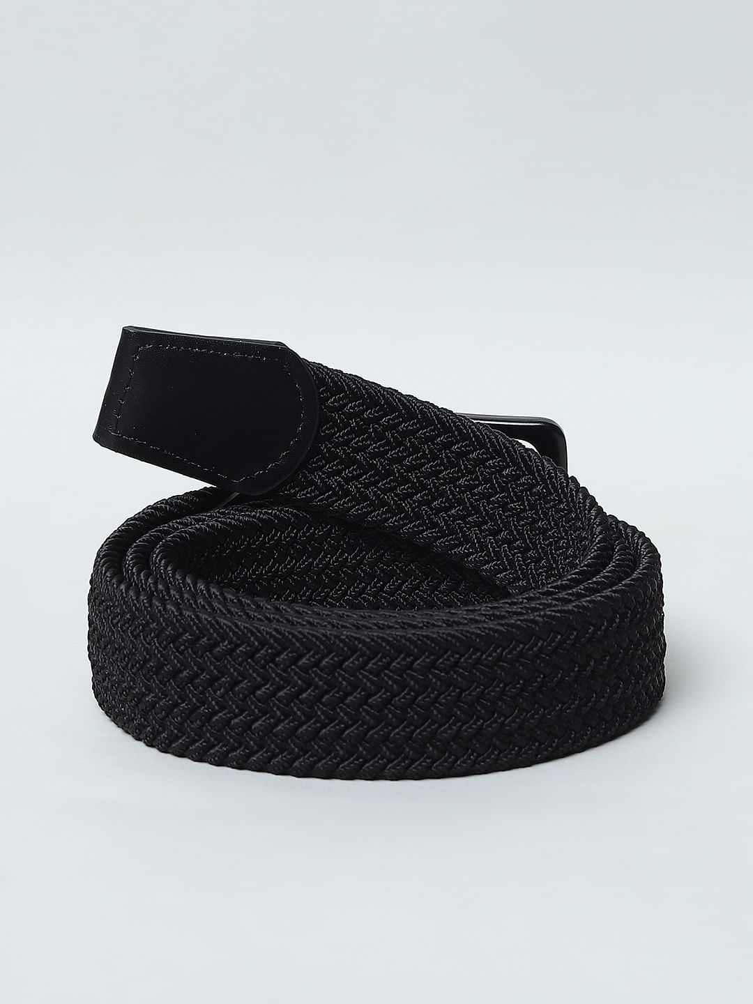 Black Braided Belt