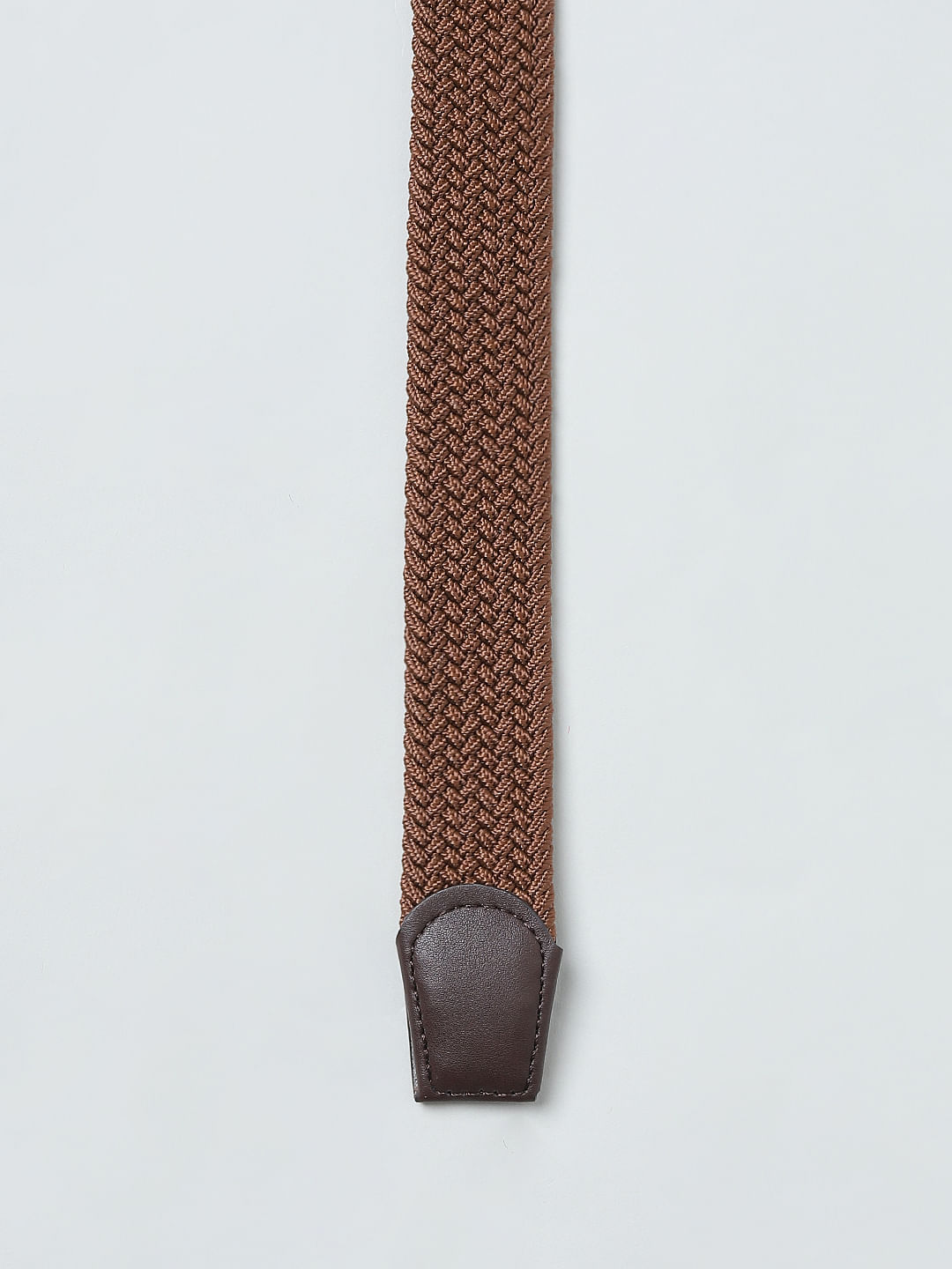 Brown Braided Belt