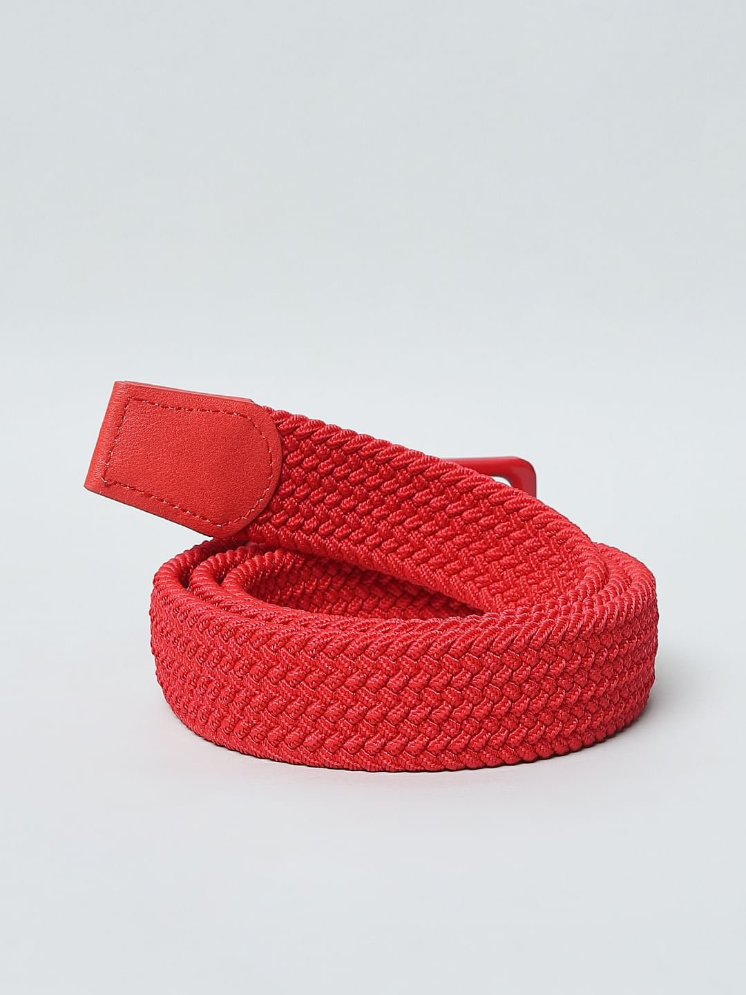 Red Braided Belt