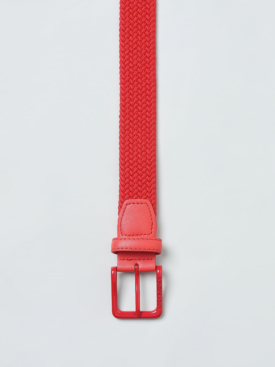 Red Braided Belt
