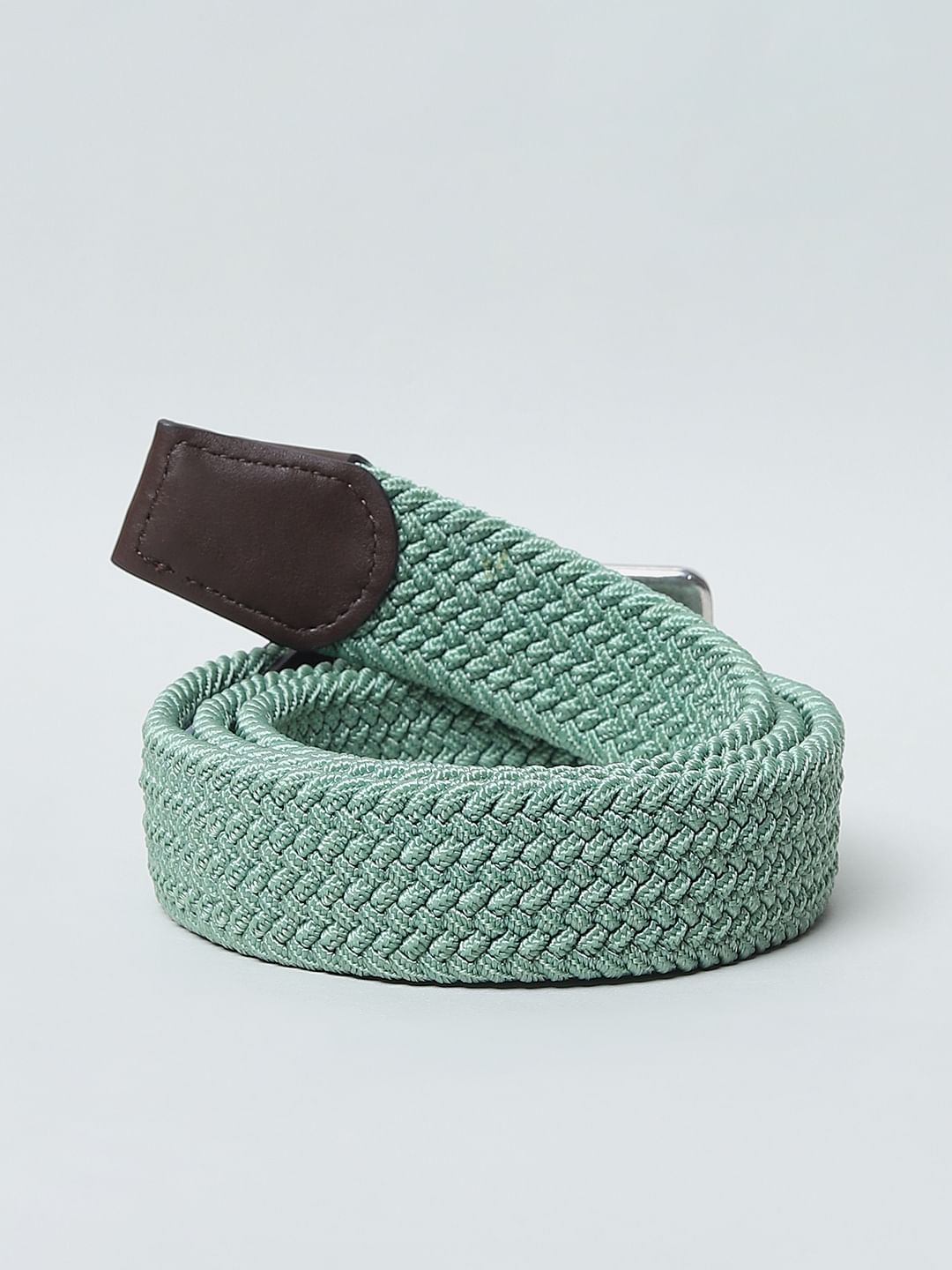 Sea Green Braided Belt