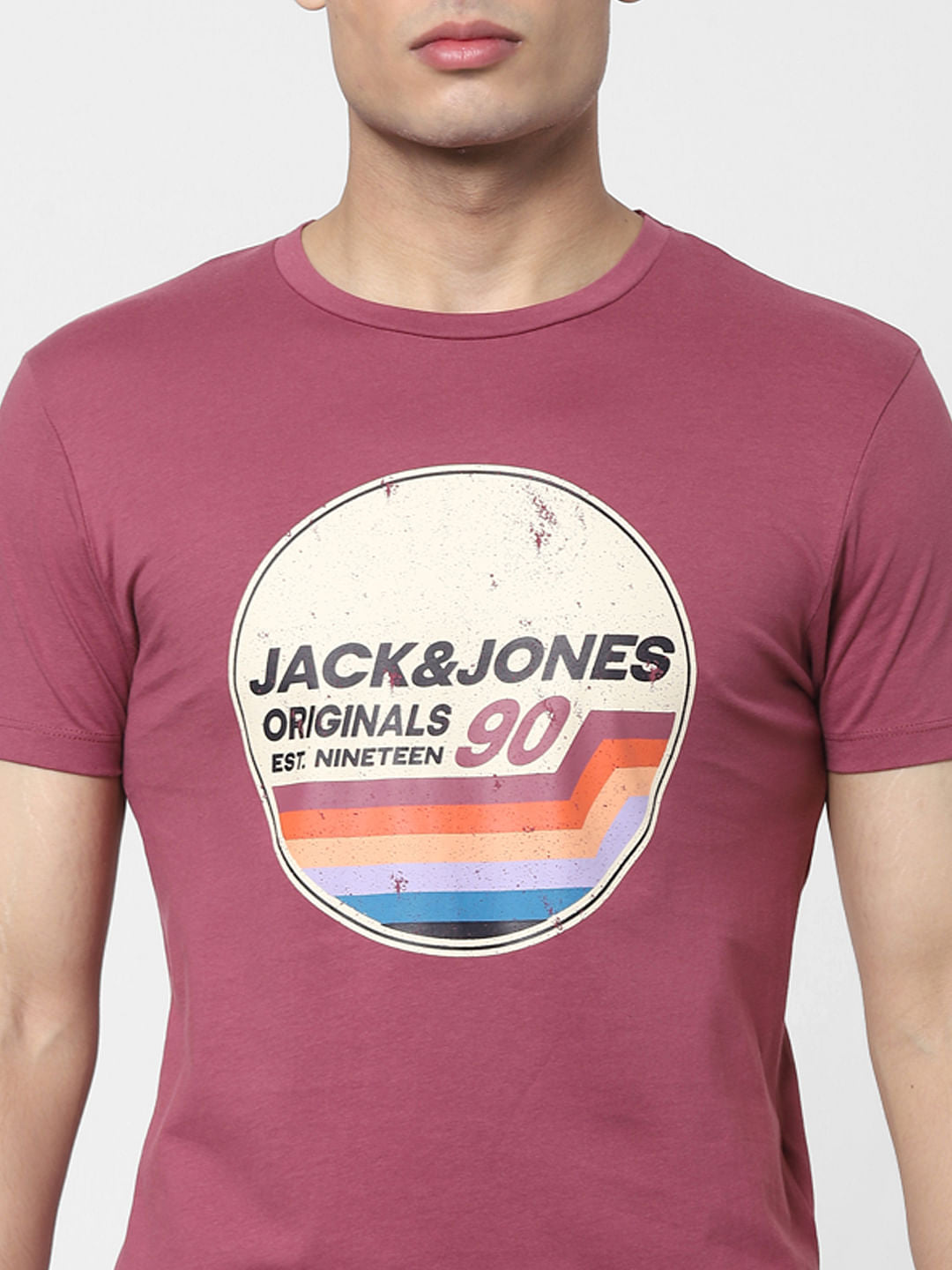 Pink Graphic Logo Print T-shirt