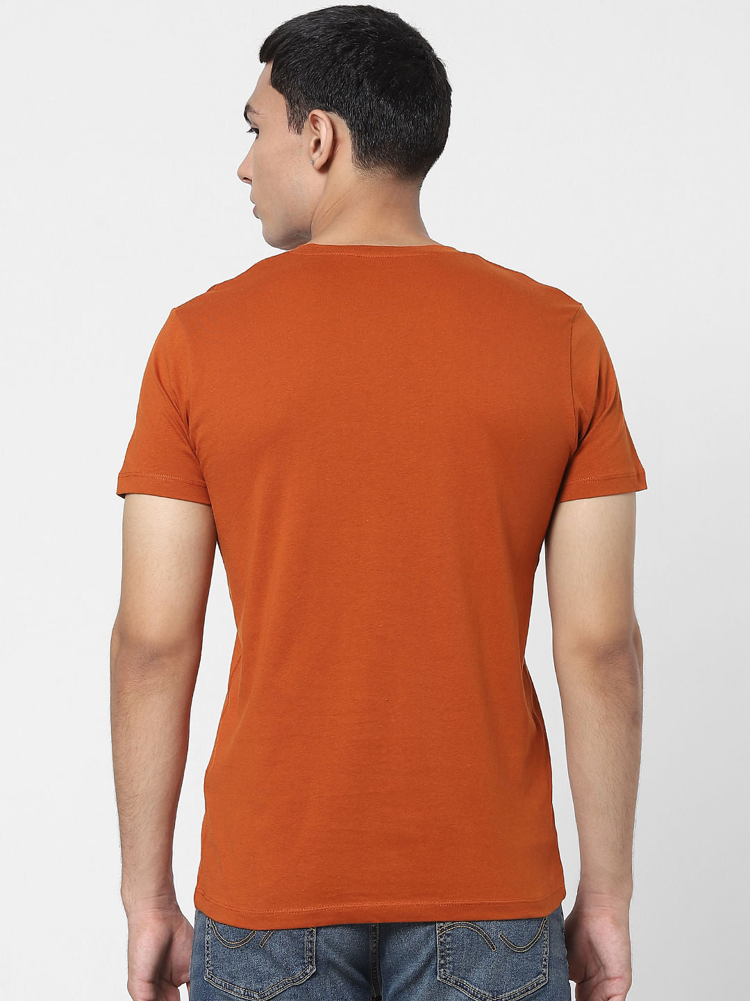 Brown Crew Neck T-shirt
