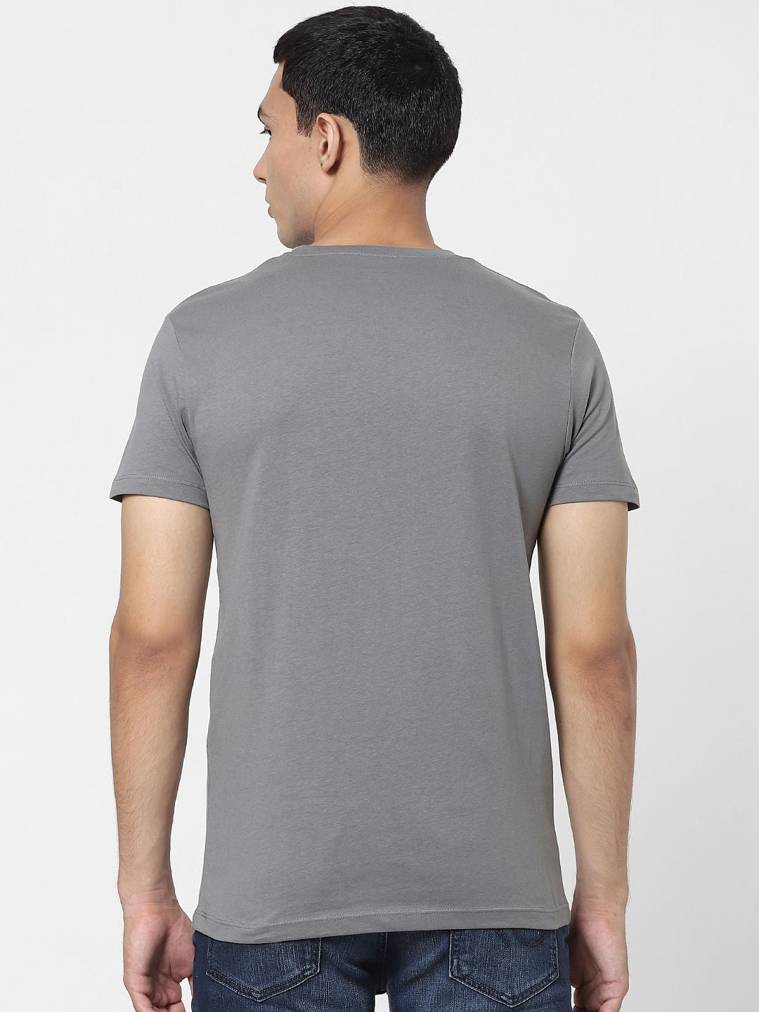 Grey Crew Neck T-shirt