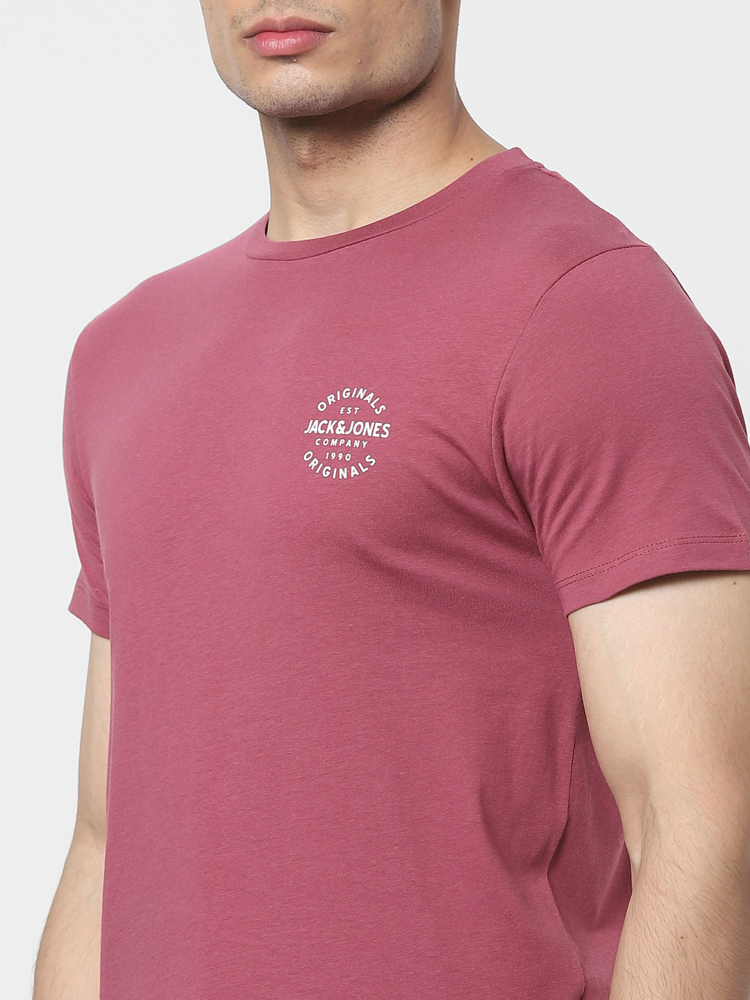 Red Crew Neck T-shirt