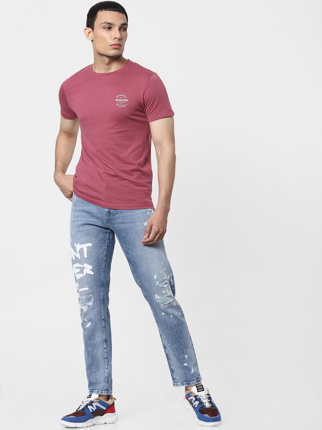 Red Crew Neck T-shirt