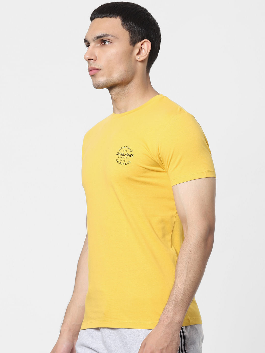 Yellow Crew Neck T-shirt