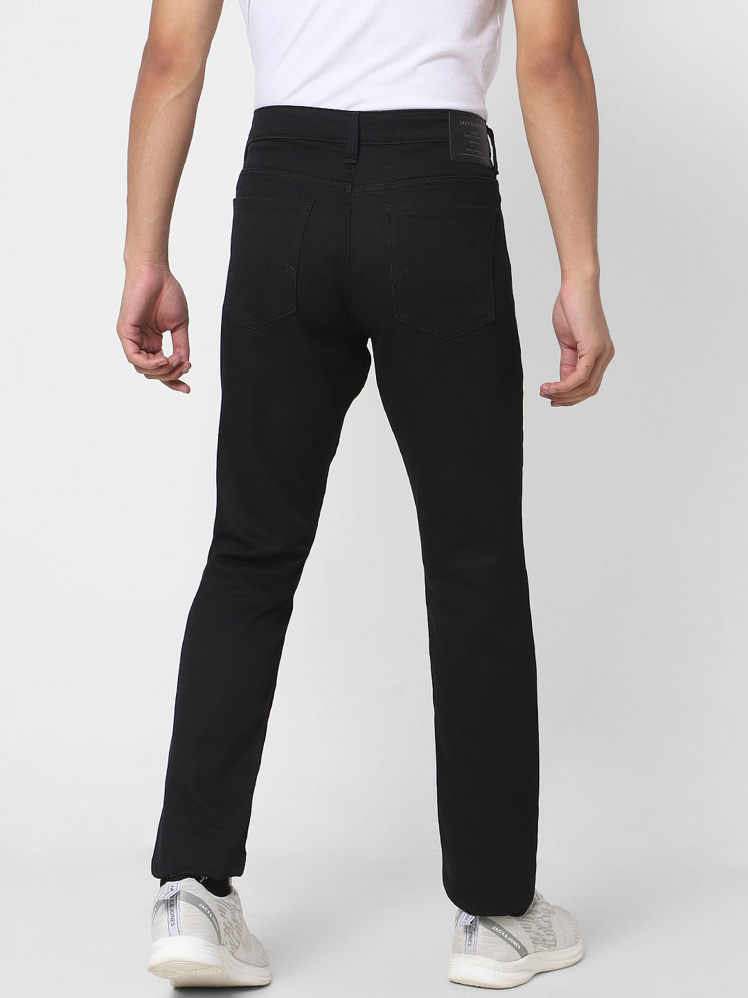 Black Low Rise Glenn Slim Jeans
