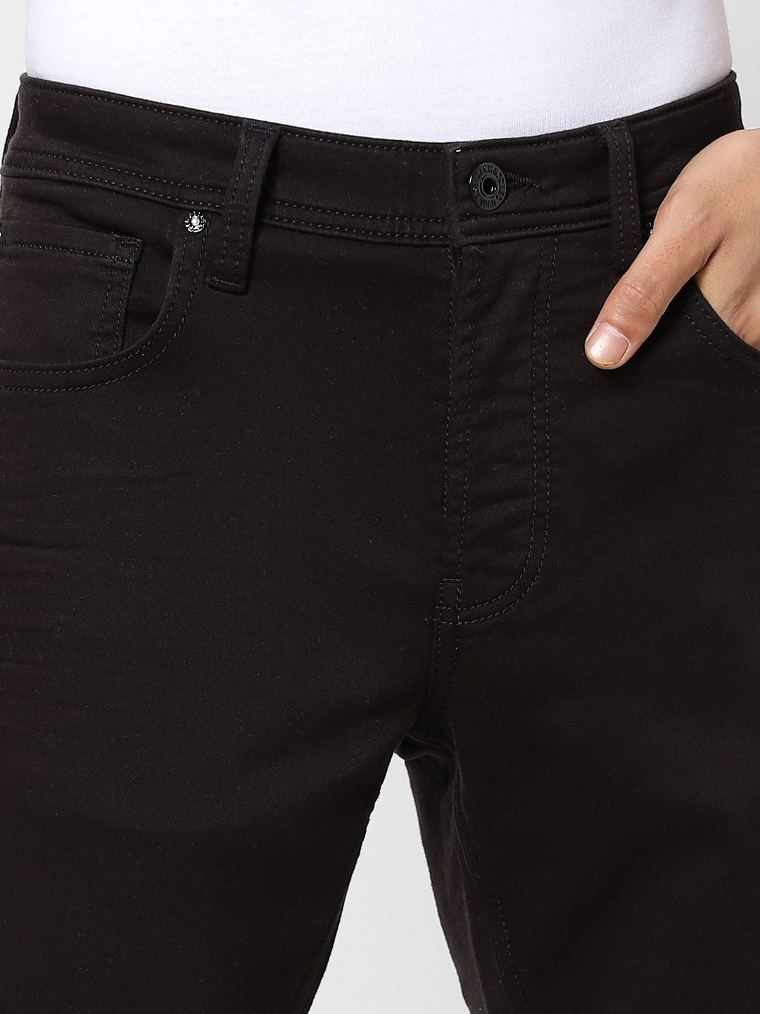 Black Low Rise Ben Skinny Jeans