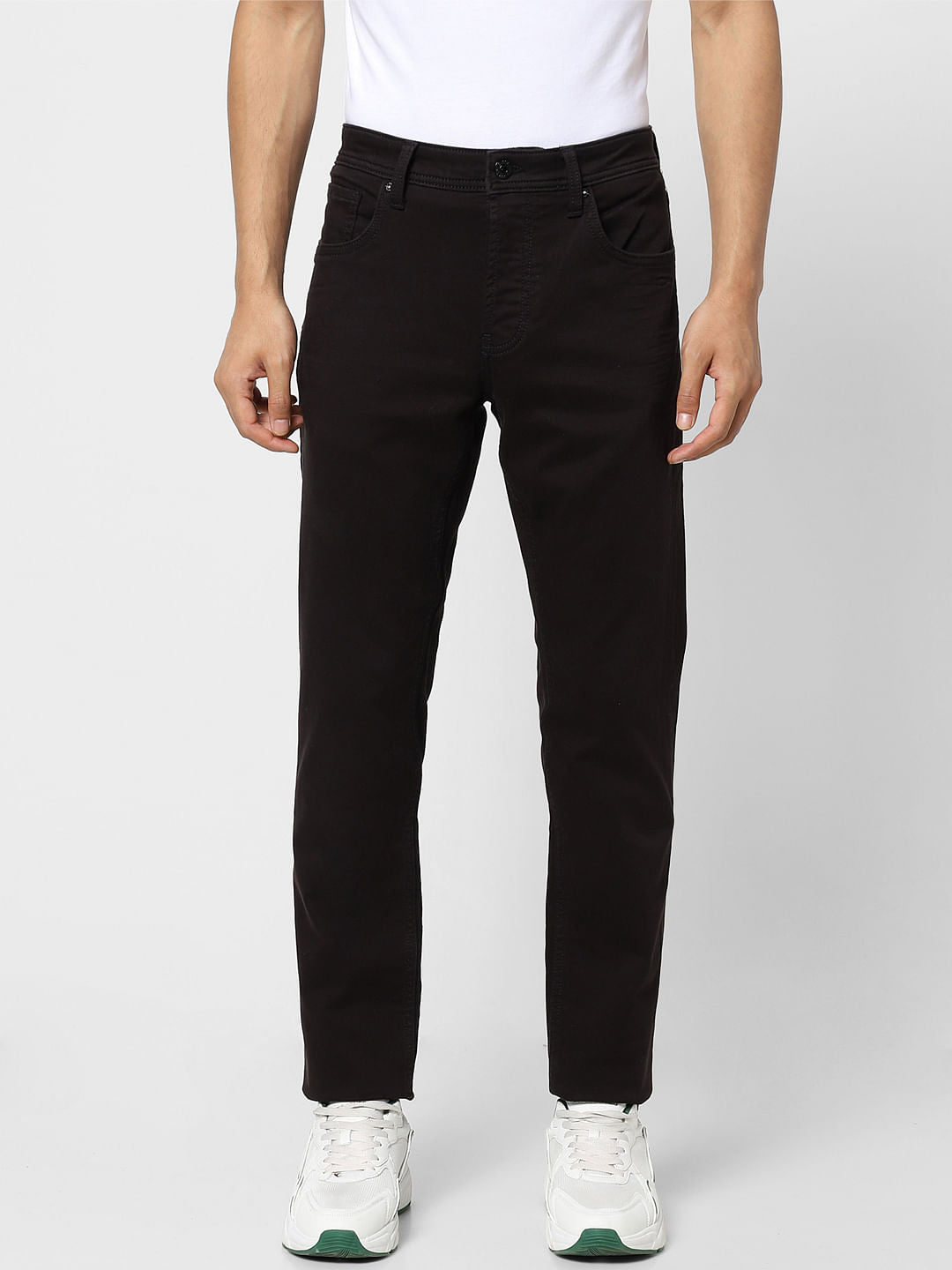 Black Low Rise Tim Anti Jeans
