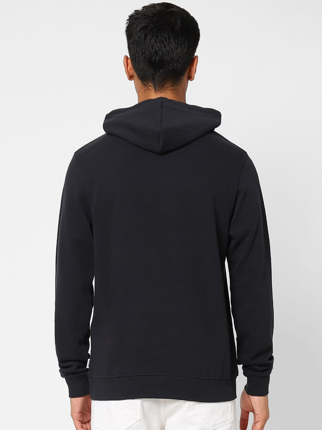 Black Graphic Logo Print Sweatshirt