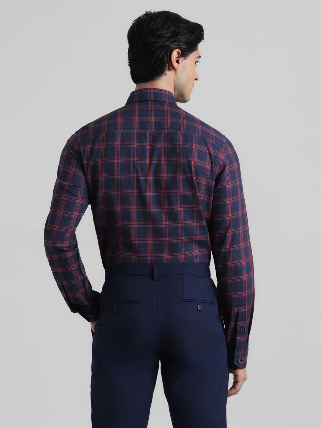 Blue Check Formal Shirt