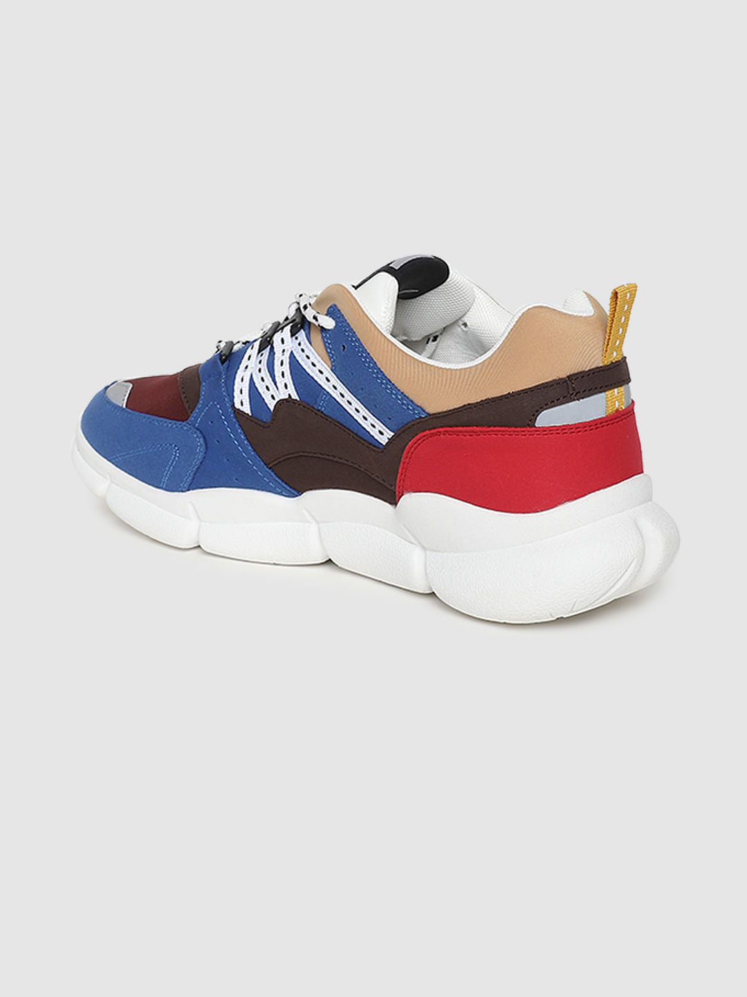 Blue Colourblocked Sneakers