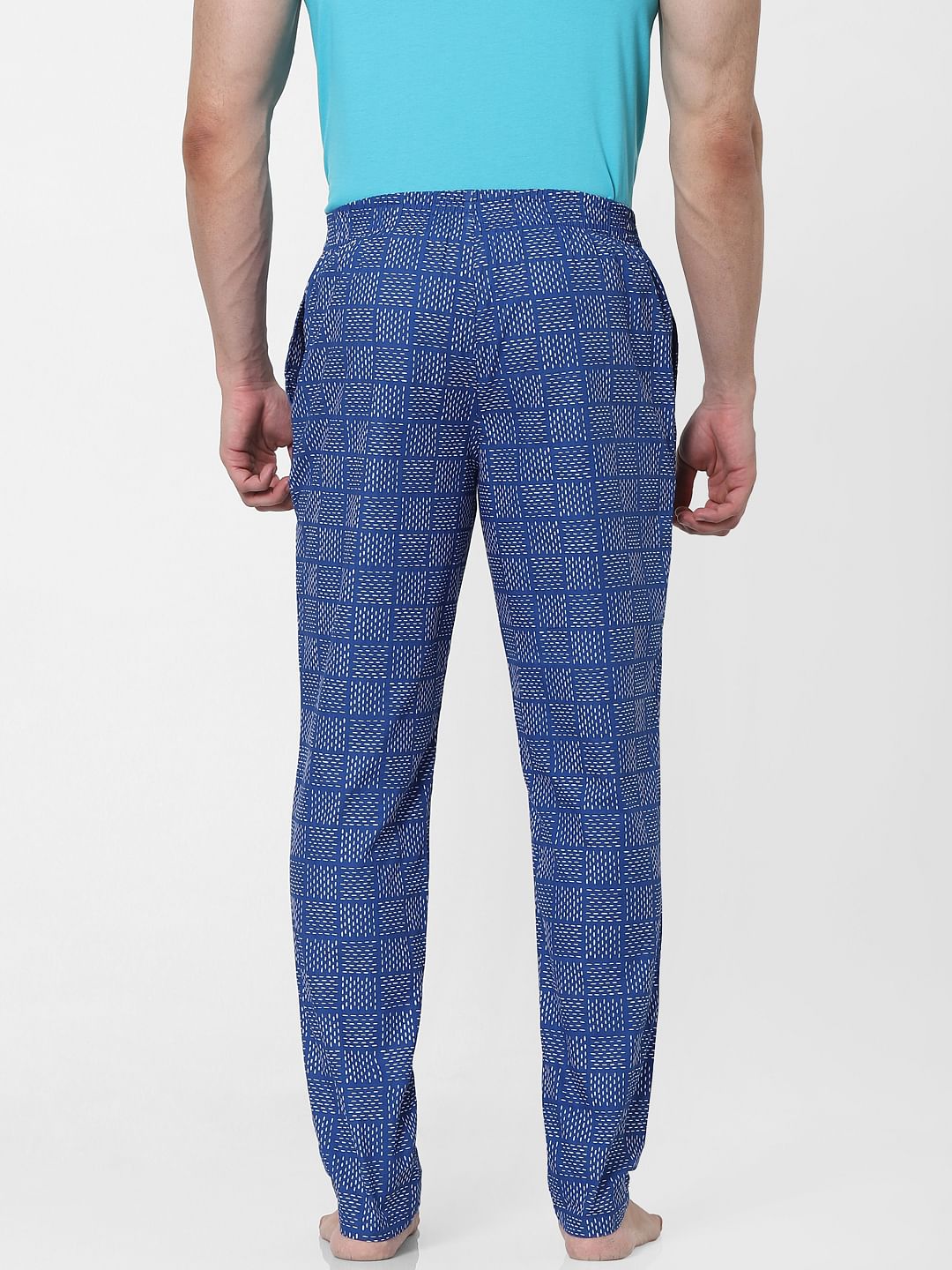 Blue Abstract Print Pyjamas