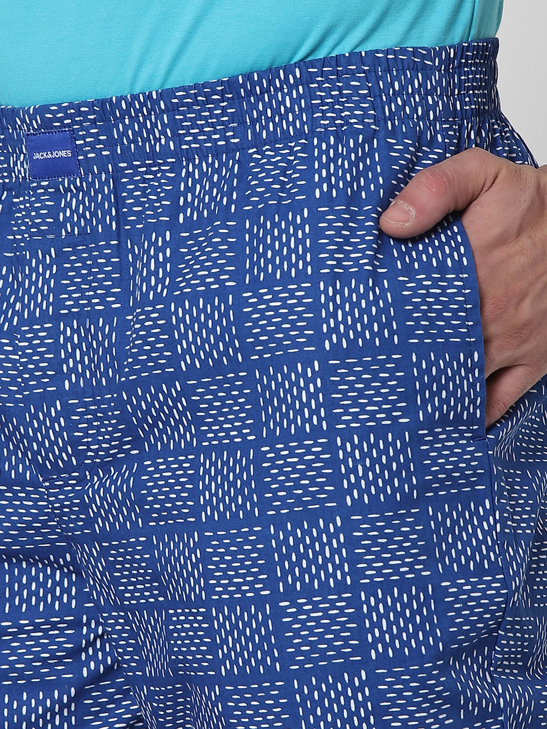 Blue Abstract Print Pyjamas