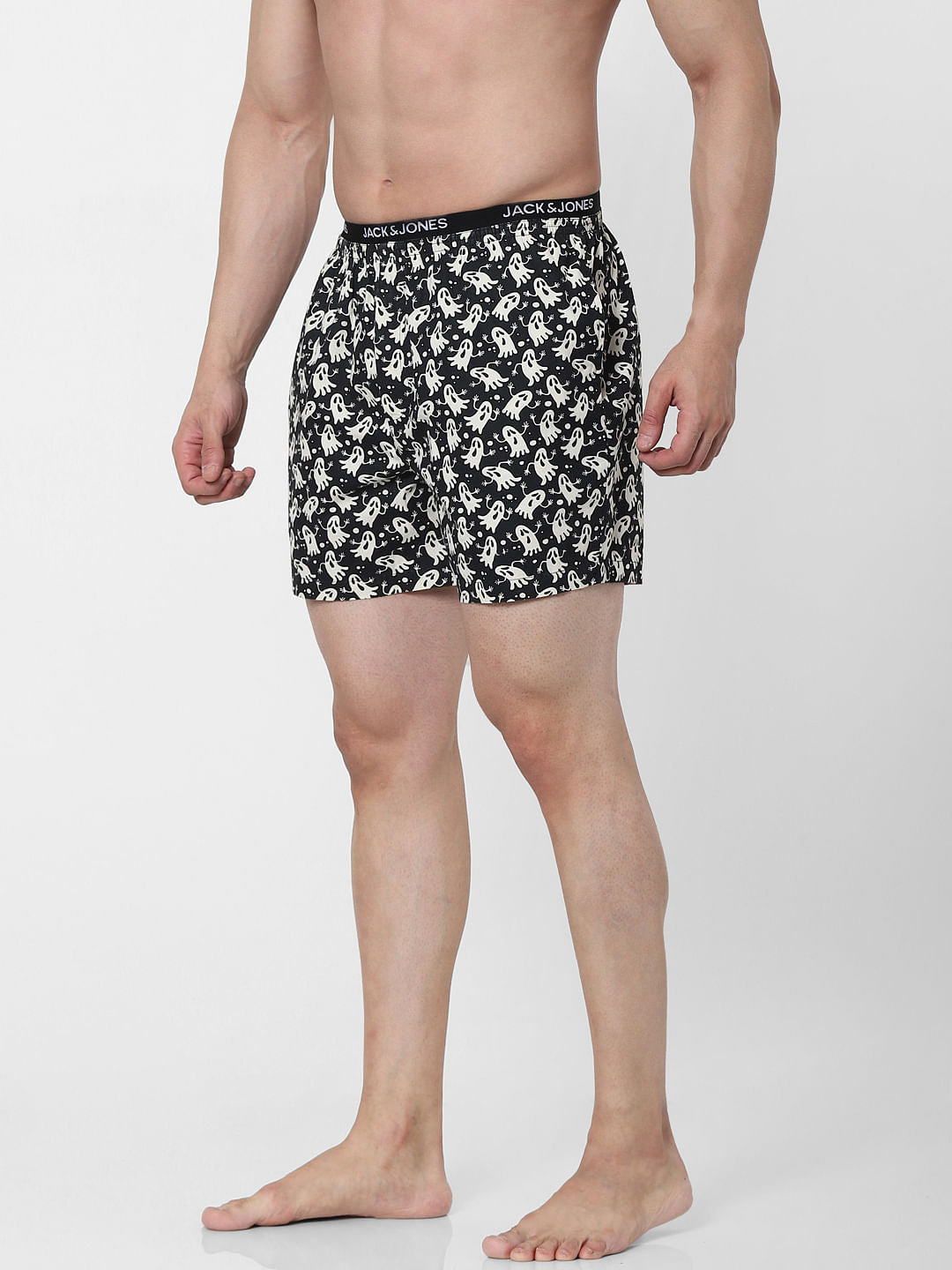 Black All Over Print Boxers