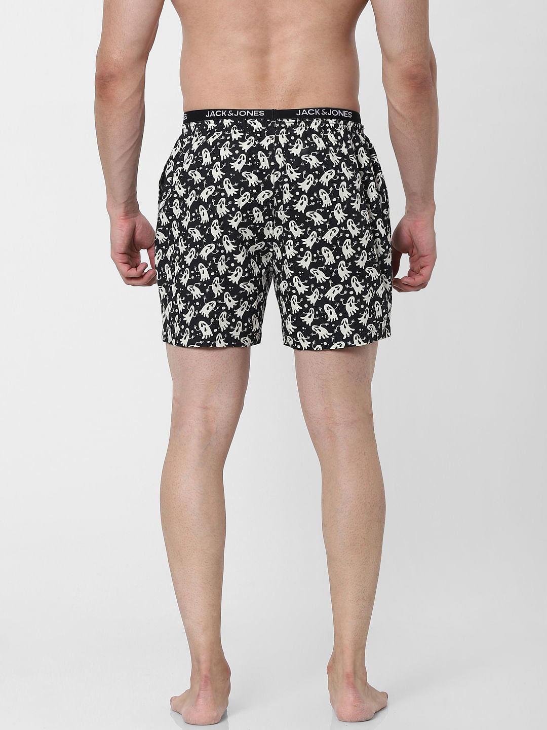 Black All Over Print Boxers