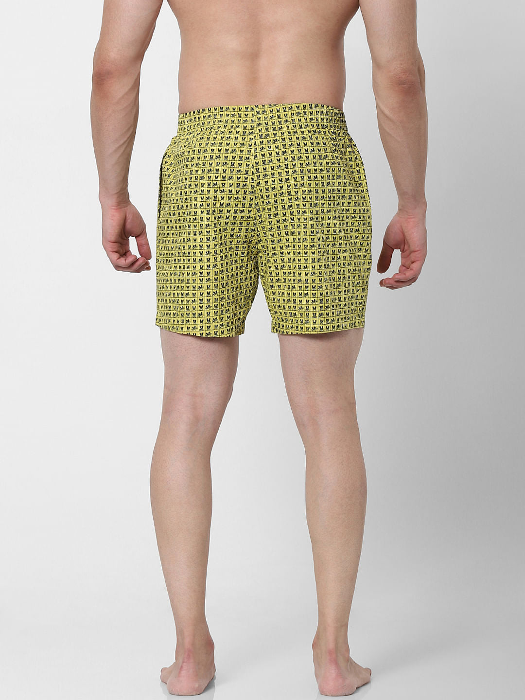 Yellow All Over Print Boxers