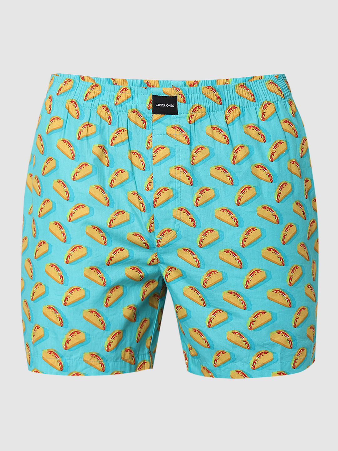 Blue Taco Print Boxers