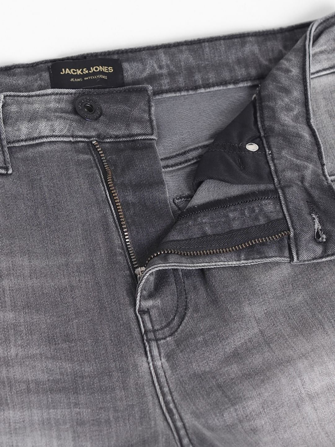 Black High Rise Washed Bootcut Jeans