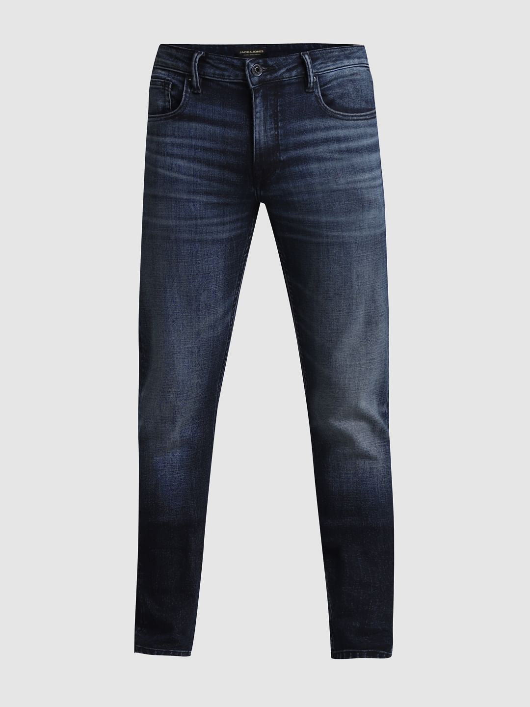 Dark Blue Low Rise GLENN Slim Fit Jeans