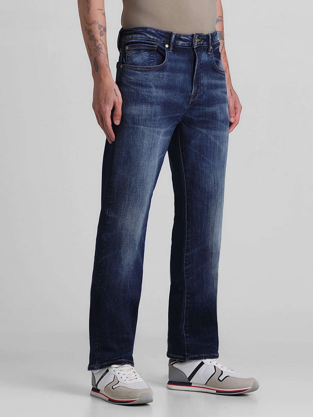 Dark Blue High Rise Ray Bootcut Jeans