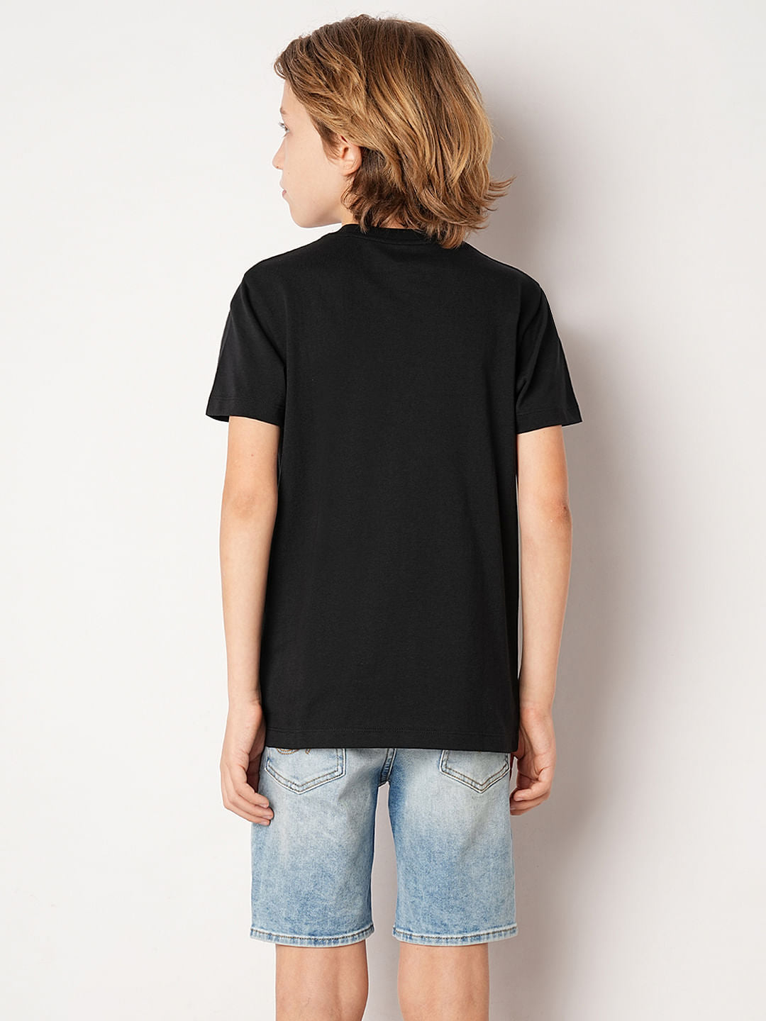 Black Logo Print T-shirt