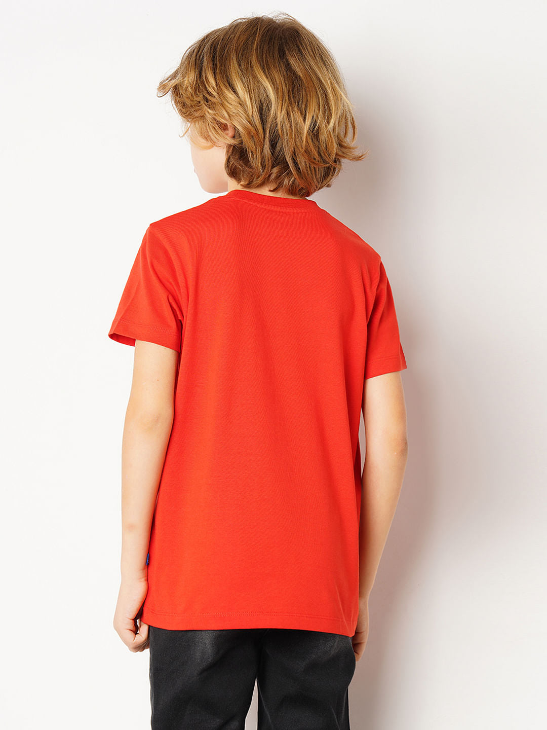 Red Logo Print T-shirt