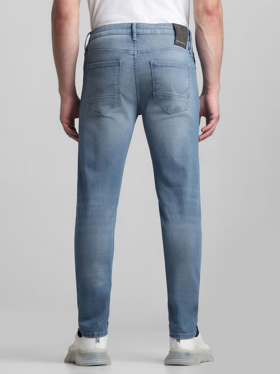 Light Blue Low Rise Washed Skinny Jeans
