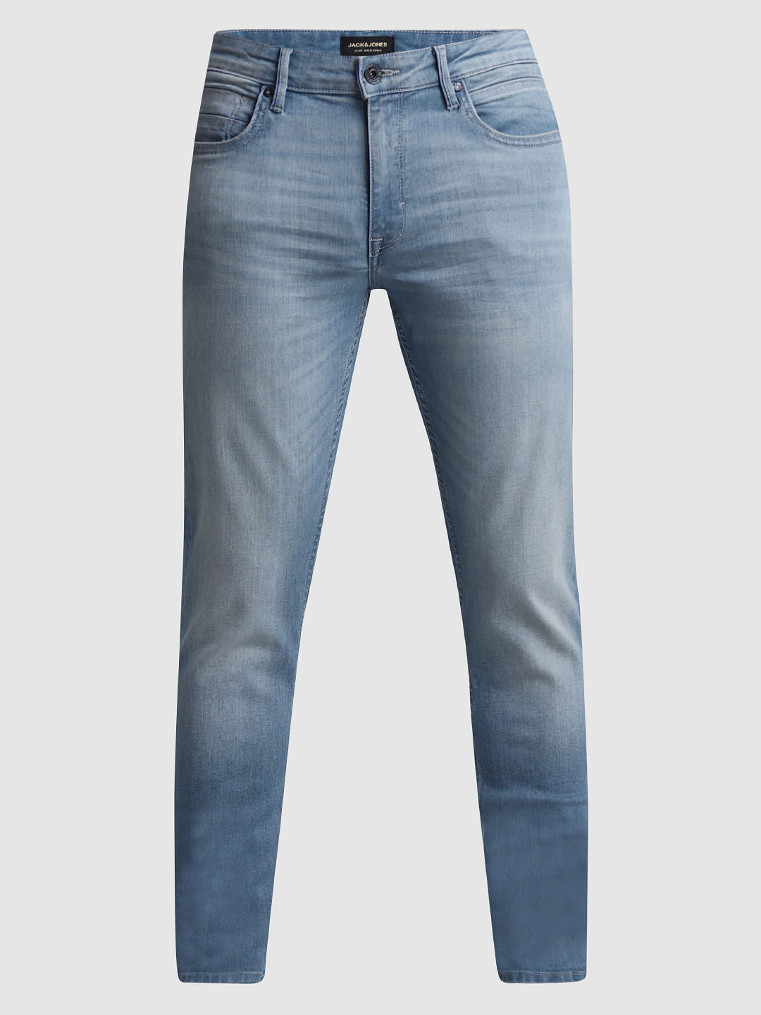 Light Blue Low Rise Washed Skinny Jeans