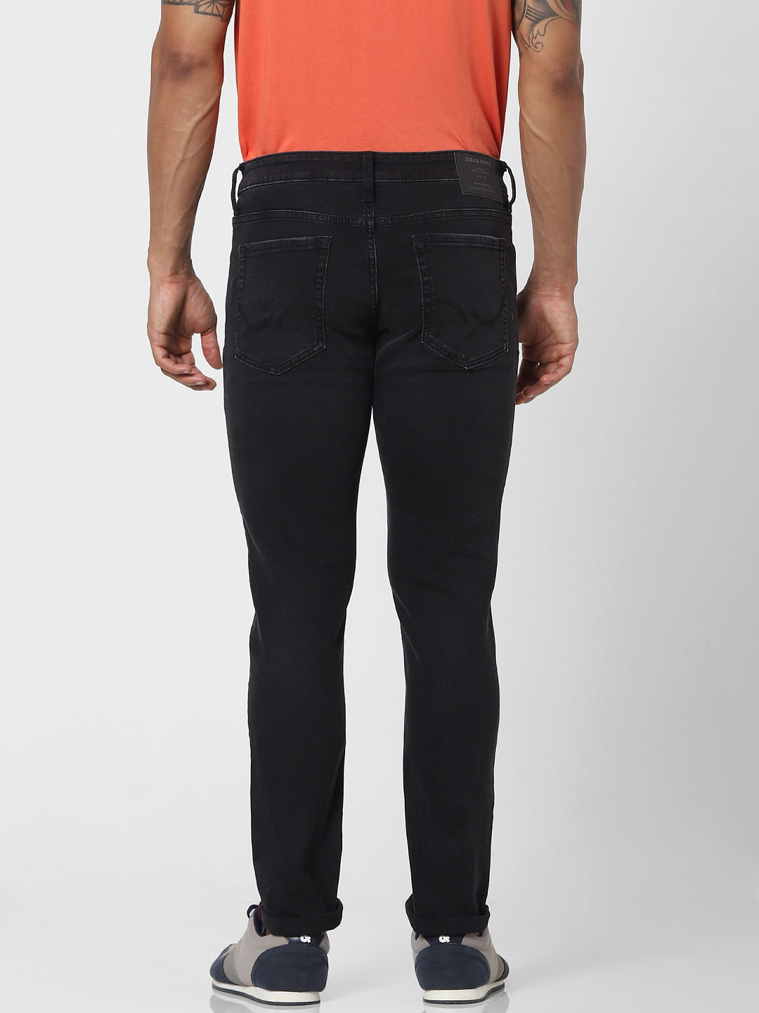 Black Low Rise Ben Skinny Fit Jeans