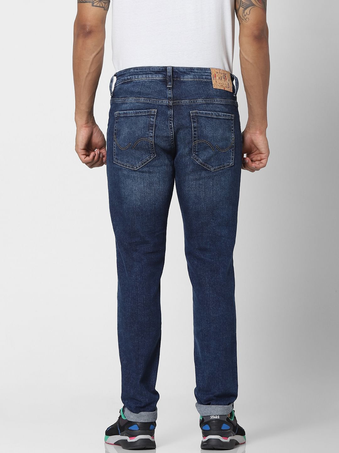 Blue Low Rise Ben Skinny Fit Jeans