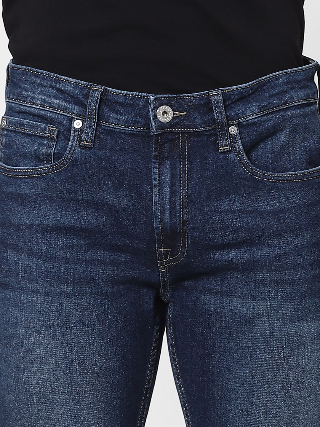 Blue Low Rise Ben Skinny Fit Jeans