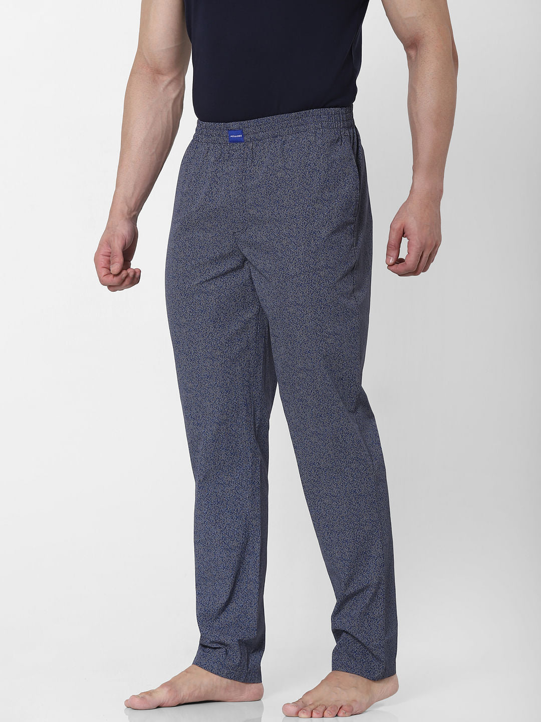 Blue Grain Print Pyjamas