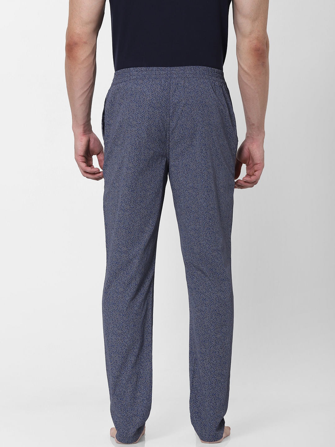 Blue Grain Print Pyjamas