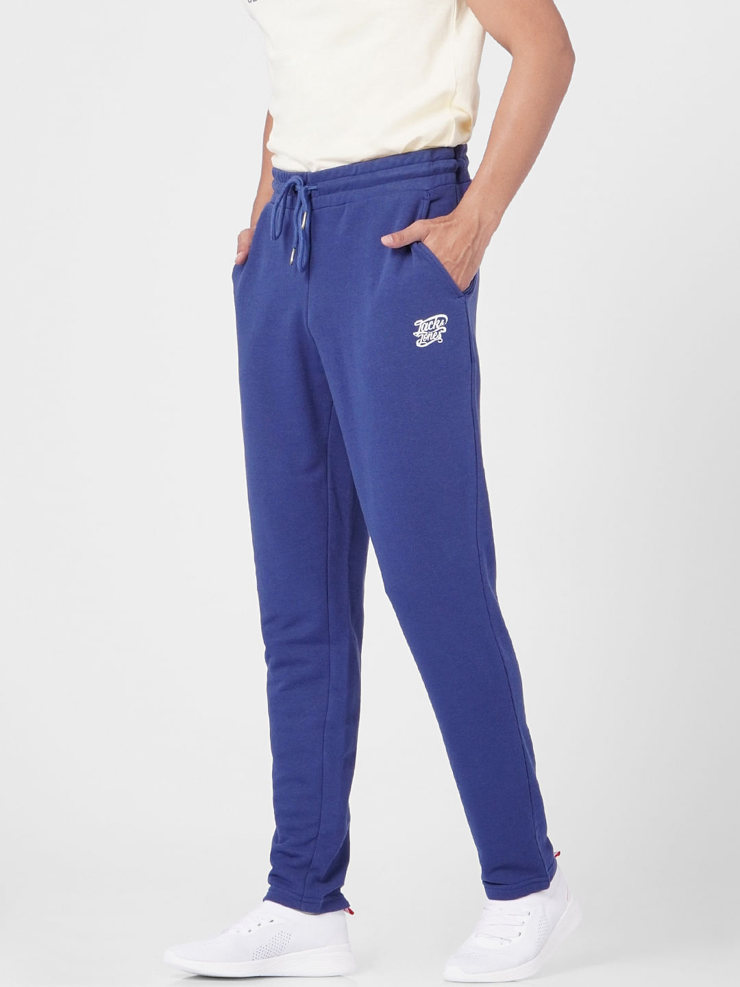 Blue High Rise Sweatpants