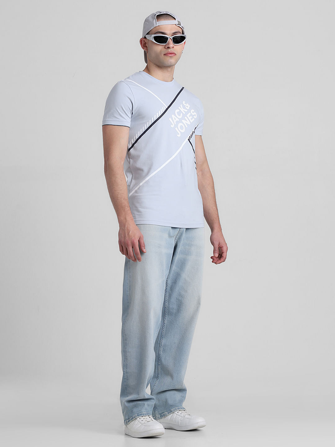 Light Blue High Rise Dario Loose Fit Jeans